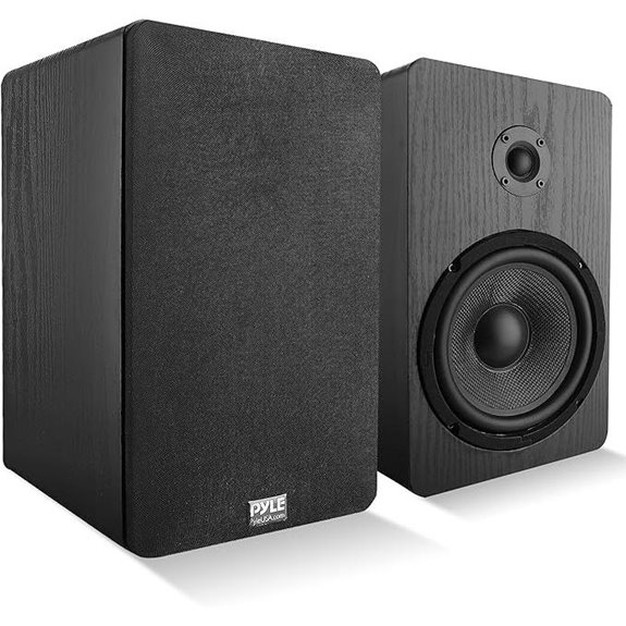 Pyle Home Theater Bookshelf Speakers Wall-Mountable Pair