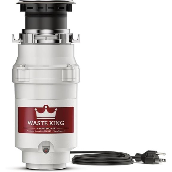 Waste King Garbage Disposal for Kitchen Sink with Power Cord L-1001
