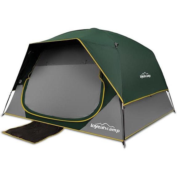 4-Person Waterproof Family Camping Tent