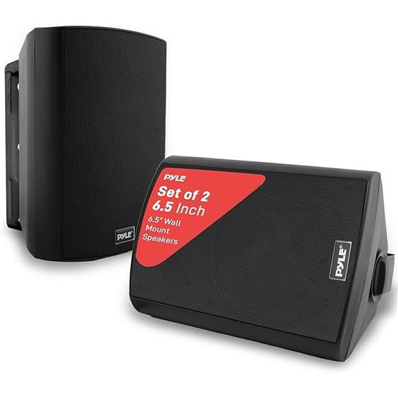 Pyle 6.5-Inch Waterproof Bluetooth Wall Mount Speaker