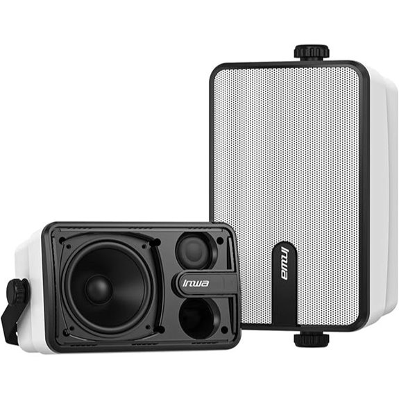 Inwa Waterproof Bluetooth Wall Mount Speakers (2 Pack)