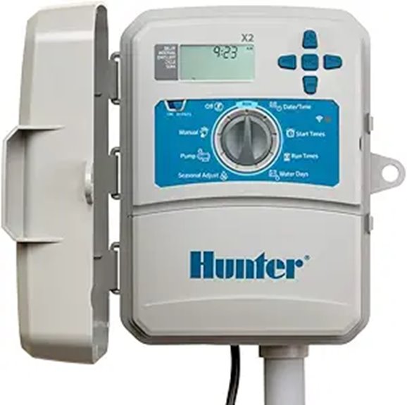 Hunter X2 Wi-Fi Sprinkler Controller with Weather-Based Scheduling