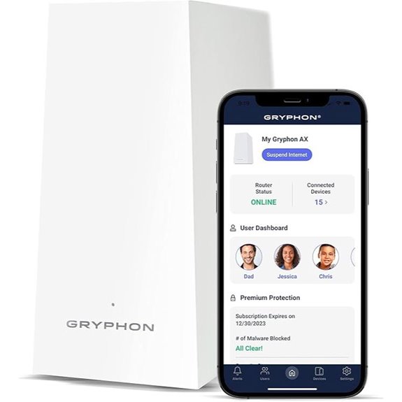 Gryphon AX WiFi 6 Router with Parental Controls