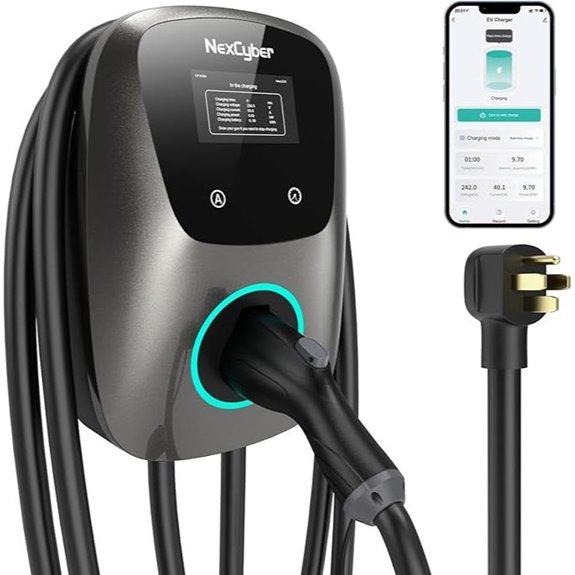 Level 2 EV Charger with WiFi and 25ft Cable