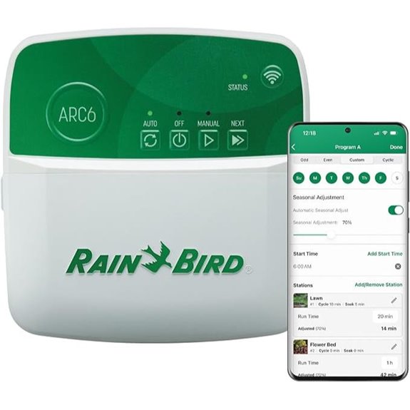 Rain Bird ARC6 WiFi Indoor Smart Irrigation Timer