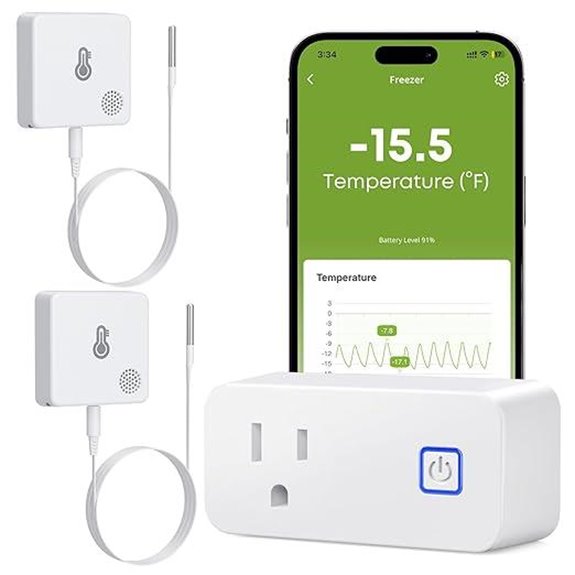 MOCREO WiFi Refrigerator Thermometer with Alerts