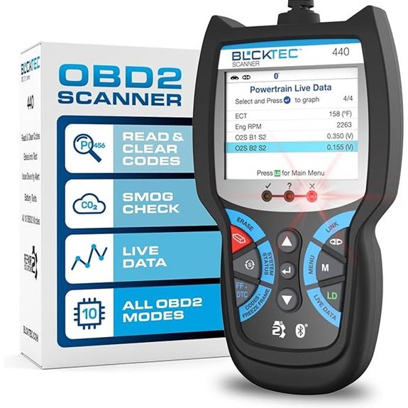 BLCKTEC 440 Bluetooth OBD2 Scanner for Cars