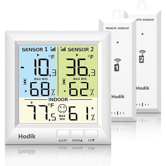 Wireless Freezer Thermometer with Alarm