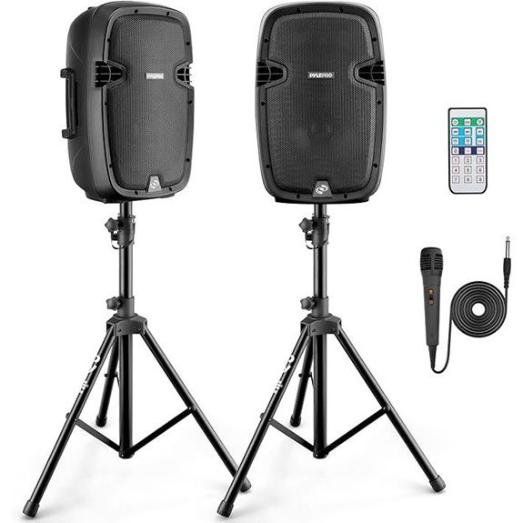 Pyle Wireless Portable PA System with Speakers & Microphone