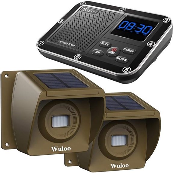 Wireless Solar Driveway Alarm with Motion Sensor