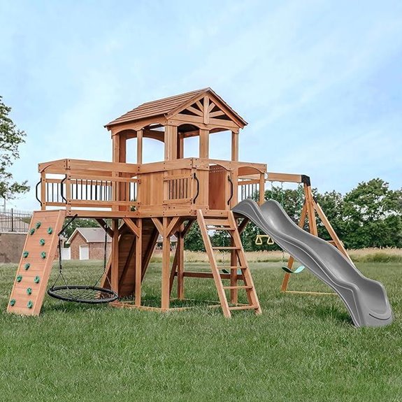Backyard Discovery Sterling Point Wooden Playset