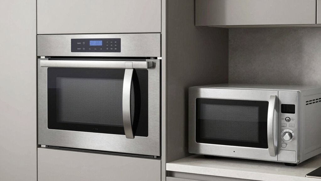 built in vs countertop microwaves
