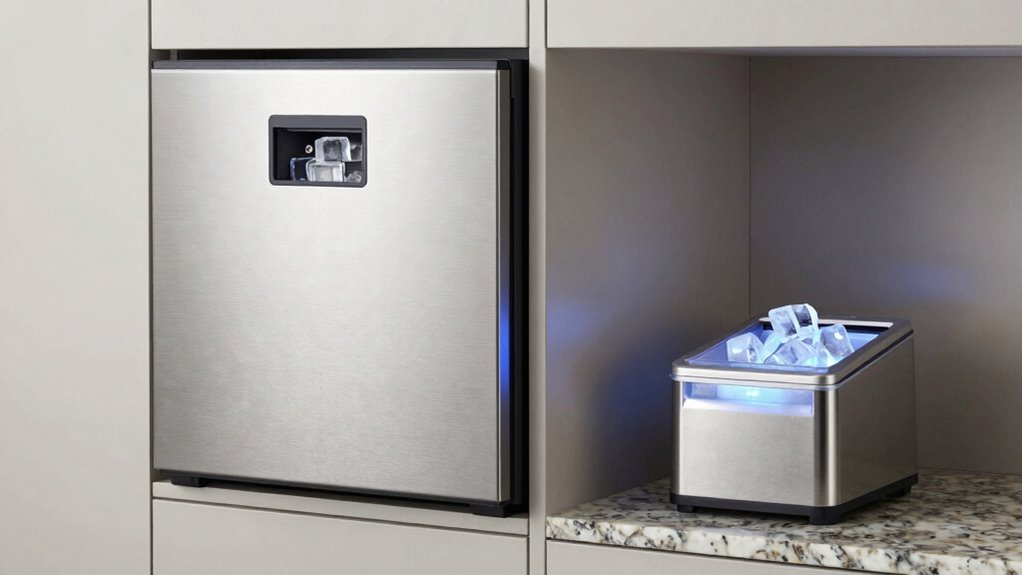 built in vs portable ice makers