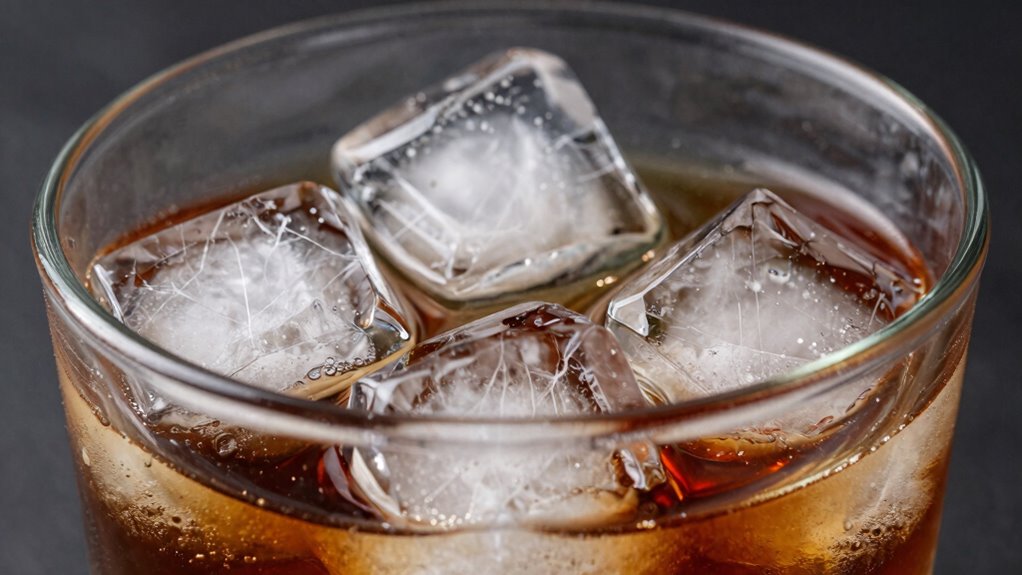 clear pure visually appealing ice