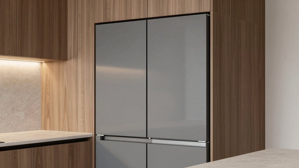 custom integrated kitchen refrigeration