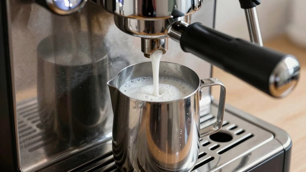 efficient steam wand control