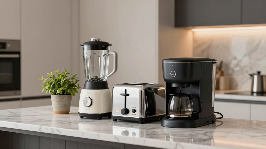efficiently organize kitchen appliances