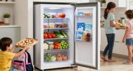 extra freezer organized storage