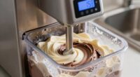 freezing process in home ice cream makers