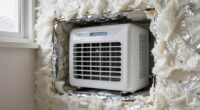 insulation reduces cooling workload