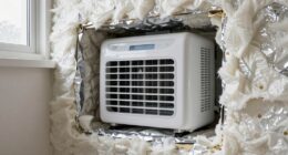 insulation reduces cooling workload