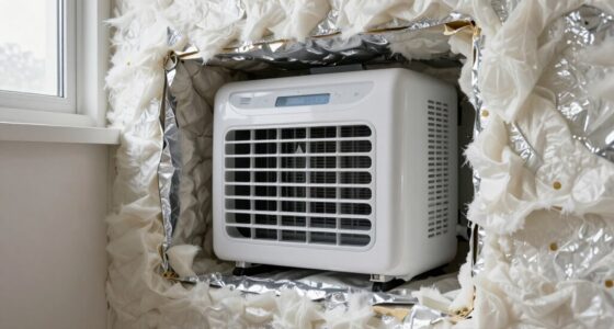 insulation reduces cooling workload