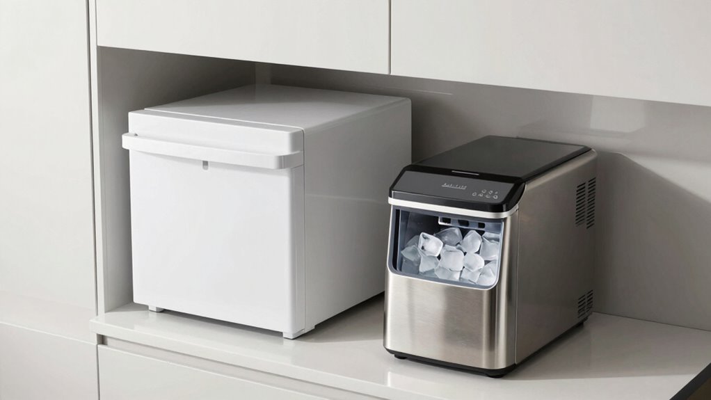 integrated vs portable ice makers