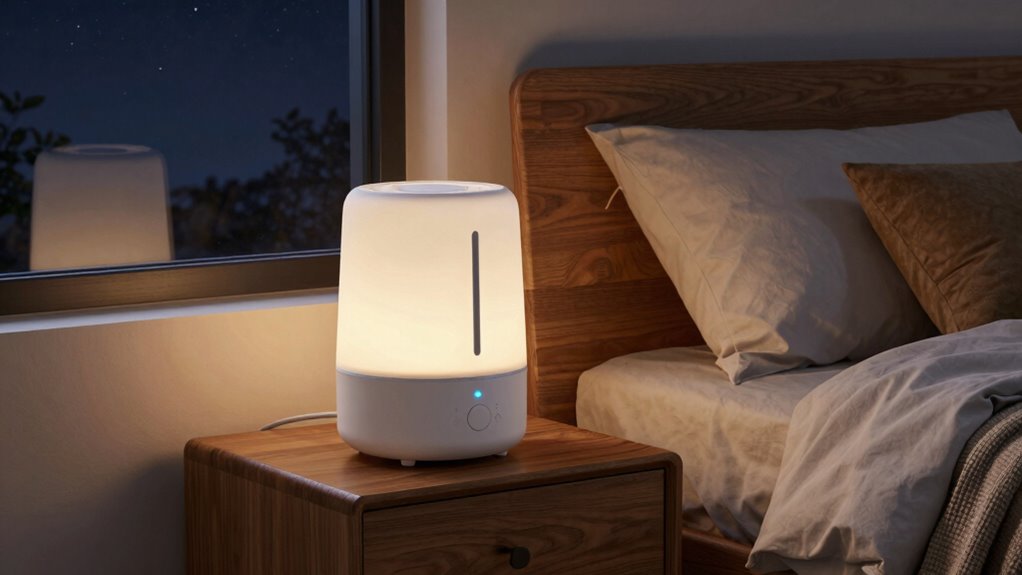 luxurious bedroom humidity control
