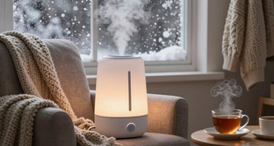 moisturizes dry winter air