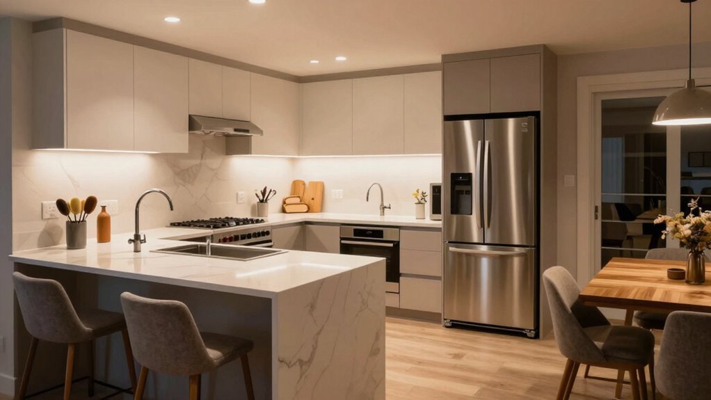 optimal kitchen appliance arrangement