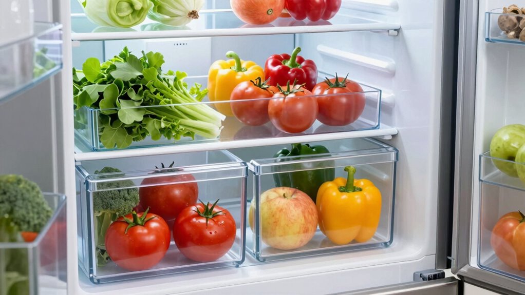 optimized produce storage features