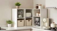 organized small appliance storage