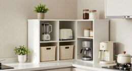 organized small appliance storage