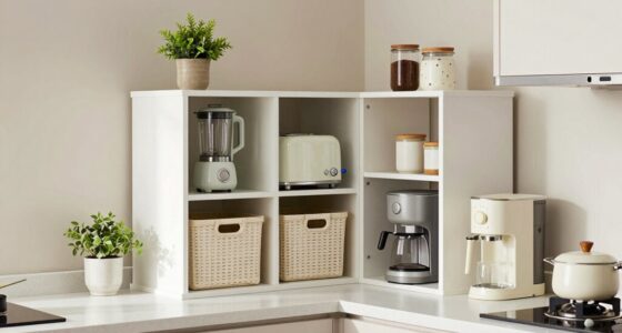 organized small appliance storage