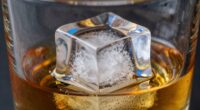 pure transparent luxurious ice
