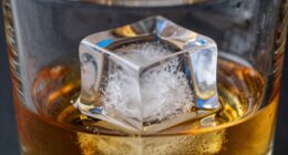 pure transparent luxurious ice