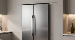 sleek integrated kitchen appliance