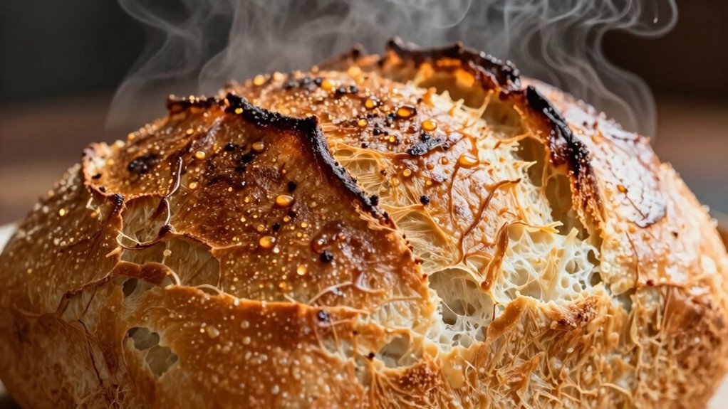 steam enhances crust quality