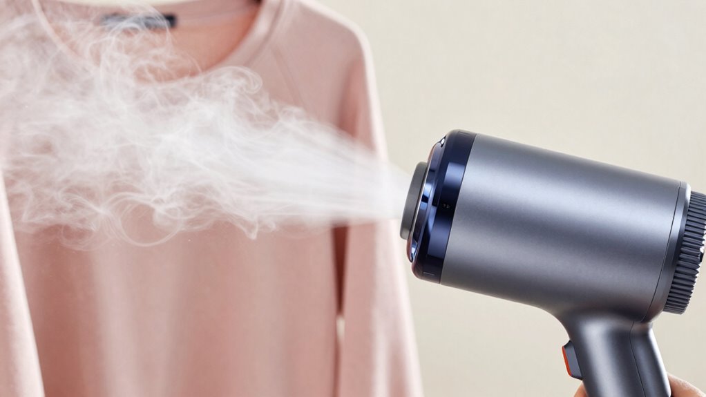 steam pressure enhances garment care