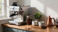 streamlined coffee equipment setup