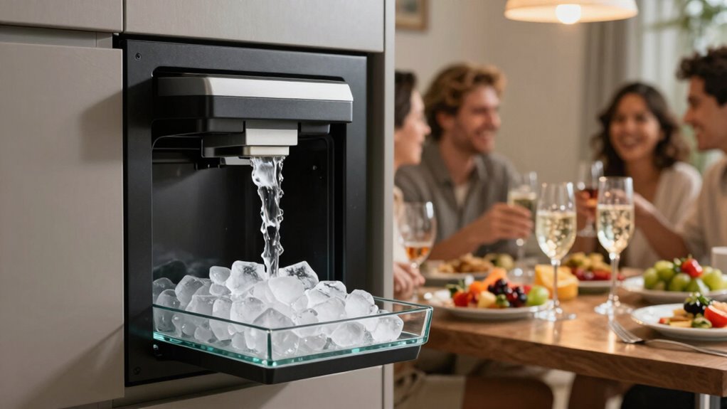 built in ice maker benefits