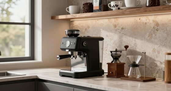 coffee equipment integrated kitchens