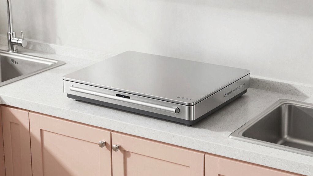 compact efficient quiet dishwasher