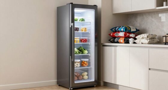 convenient organized freezer storage