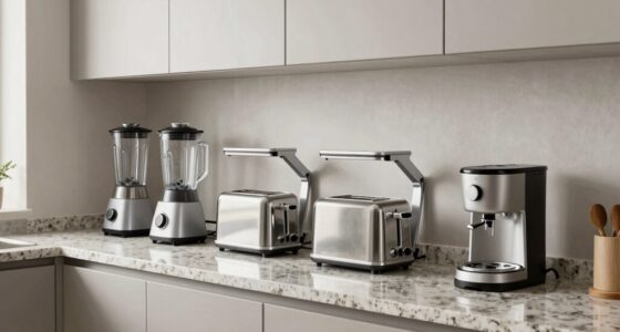 convenient space saving appliance storage