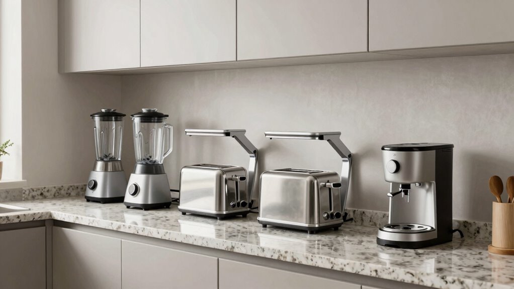 convenient space saving appliance storage