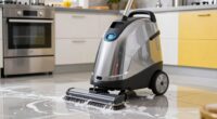 efficient kitchen floor cleaning