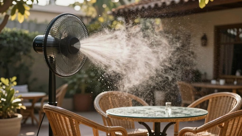 efficient quiet outdoor cooling