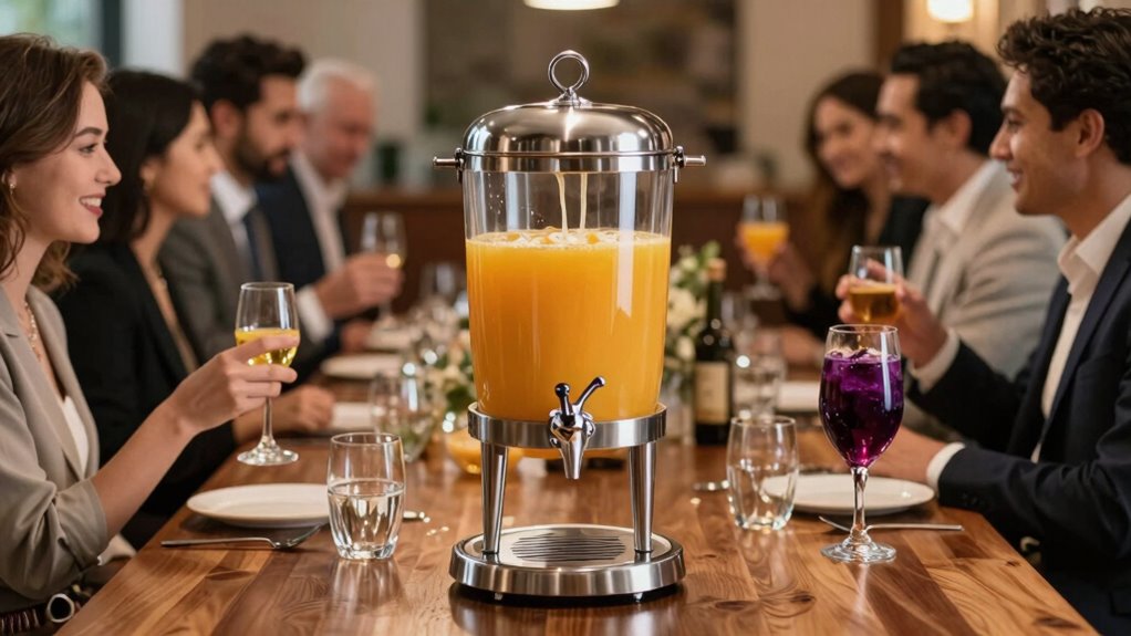 elegant customizable beverage service