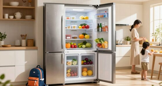 family oriented refrigerator features